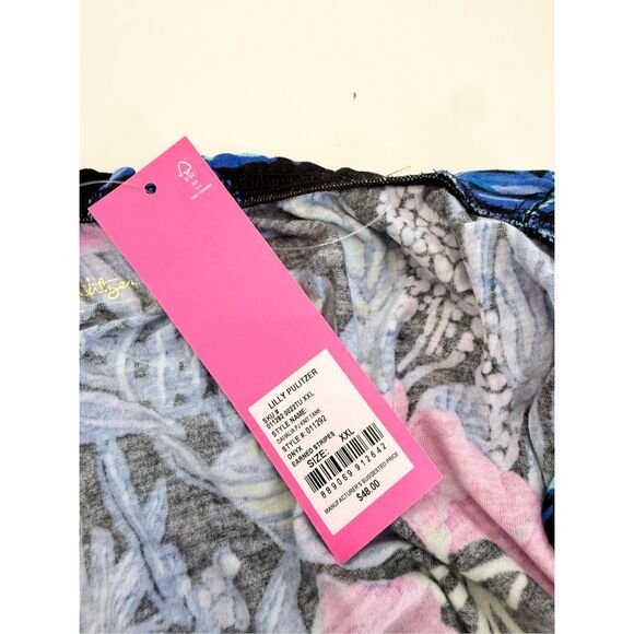 Lilly Pulitzer Womens Onyx Earned Stripes Damalia Knit Pajama Tank Size XXL NWT - Picture 6 of 8